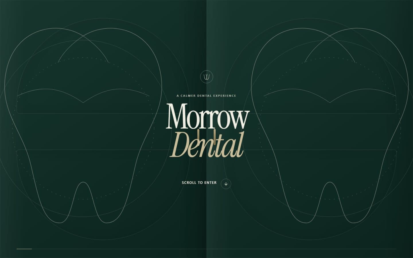 Morrow Dental website homepage